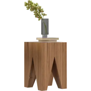 Wooden nightstand